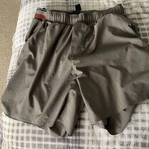 brown/Kinda gray lululemon surge short 5”inseam